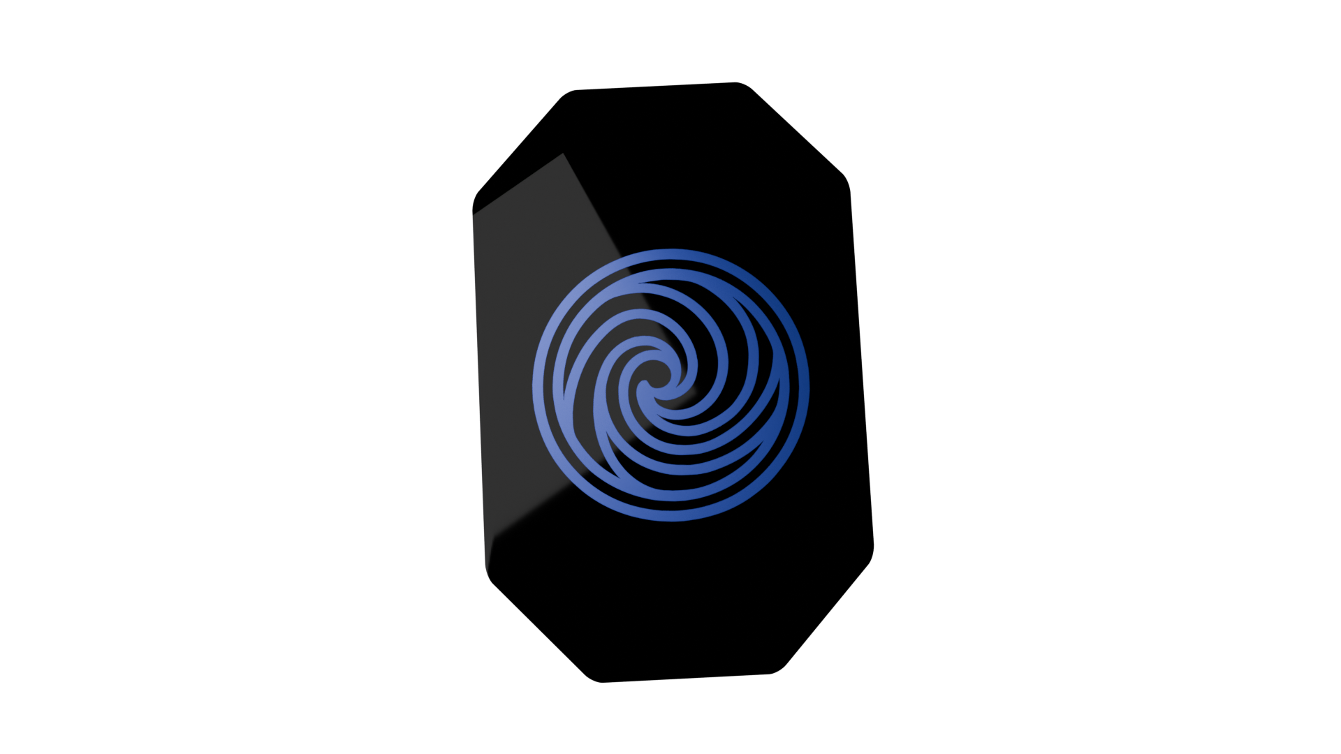 O-Mira One product shown as a polished passive material plate